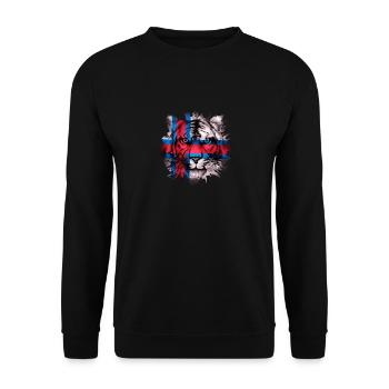 Faroe Islands - Unisex Sweatshirt - black - Front - Alina (178cm) & Michal (187cm)