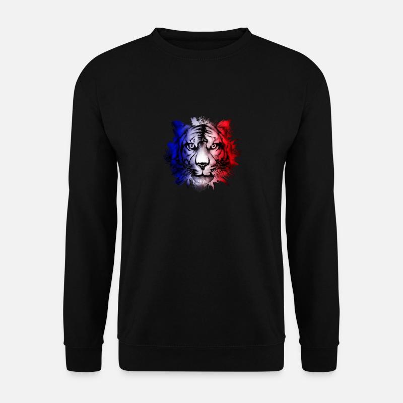 France - Sweat-shirt Unisexe - noir
