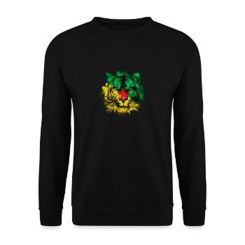 Französisch-Guayana - Unisex Pullover - Schwarz - Vorne - Alina (178cm) & Michal (187cm)