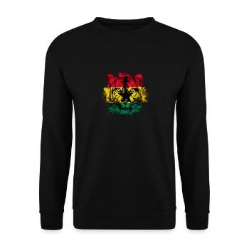 Ghana - Sweat-shirt Unisexe - noir - Devant - Alina (178cm) & Michal (187cm)