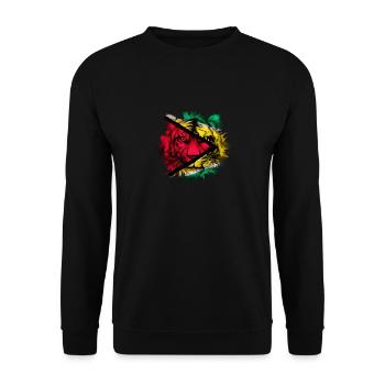 Guyana - Sweat-shirt Unisexe - noir - Devant - Alina (178cm) & Michal (187cm)