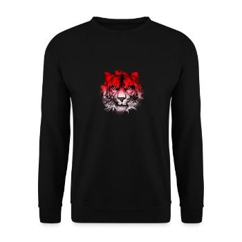 Indonesien - Unisex Pullover - Schwarz - Vorne - Alina (178cm) & Michal (187cm)