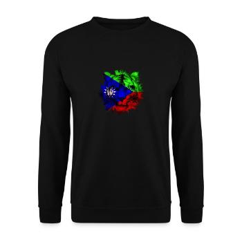 Baloutchistan - Sweat-shirt Unisexe - noir - Devant - Alina (178cm) & Michal (187cm)