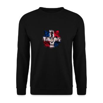 Dominican Republic - Unisex Sweatshirt - black - Front - Alina (178cm) & Michal (187cm)
