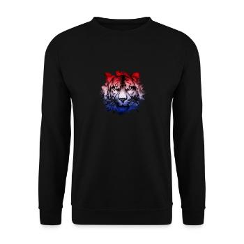 Netherlands - Unisex Sweatshirt - black - Front - Alina (178cm) & Michal (187cm)