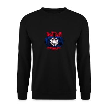 Laos - Unisex Sweatshirt - black - Front - Alina (178cm) & Michal (187cm)