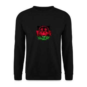 Malawi - Unisex Sweatshirt - black - Front - Alina (178cm) & Michal (187cm)