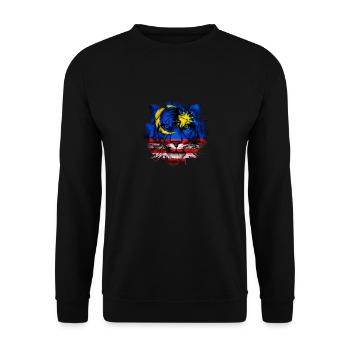 Malaysia - Unisex Pullover - Schwarz - Vorne - Alina (178cm) & Michal (187cm)