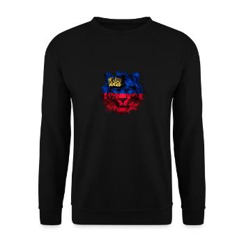 Liechtenstein - Unisex Pullover - Schwarz - Vorne - Alina (178cm) & Michal (187cm)