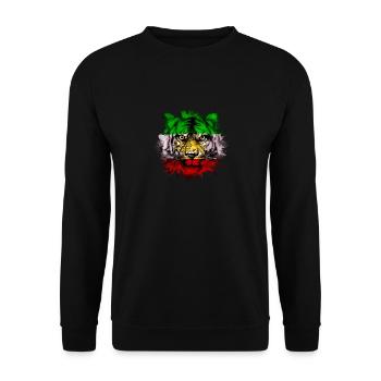 Persien - Unisex Pullover - Schwarz - Vorne - Alina (178cm) & Michal (187cm)