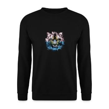 Saint-Marin - Sweat-shirt Unisexe - noir - Devant - Alina (178cm) & Michal (187cm)