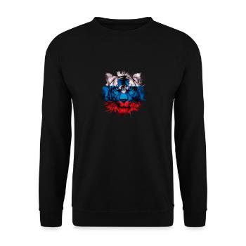 Slowenien - Unisex Pullover - Schwarz - Vorne - Alina (178cm) & Michal (187cm)