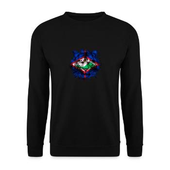 Sint Eustatius - Unisex Pullover - Schwarz - Vorne - Alina (178cm) & Michal (187cm)