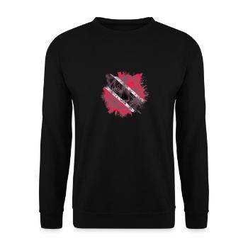 Trinité-et-Tobago - Sweat-shirt Unisexe - noir - Devant - Alina (178cm) & Michal (187cm)