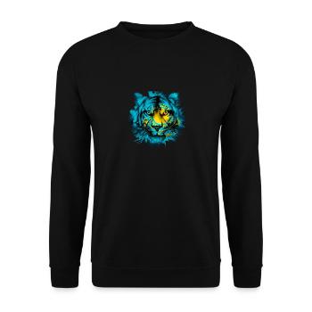 Kazakhstan - Sweat-shirt Unisexe - noir - Devant - Alina (178cm) & Michal (187cm)