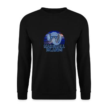 Marshallinseln - Unisex Pullover - Schwarz - Vorne - Alina (178cm) & Michal (187cm)