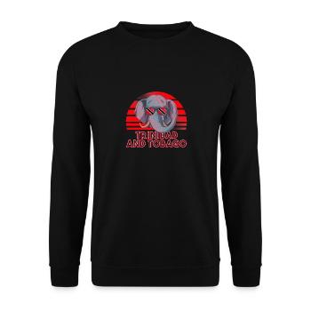 Trinité-et-Tobago - Sweat-shirt Unisexe - noir - Devant - Alina (178cm) & Michal (187cm)