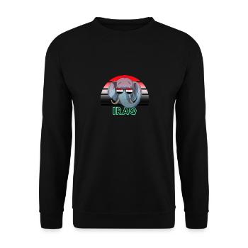 Irak - Unisex Pullover - Schwarz - Vorne - Alina (178cm) & Michal (187cm)