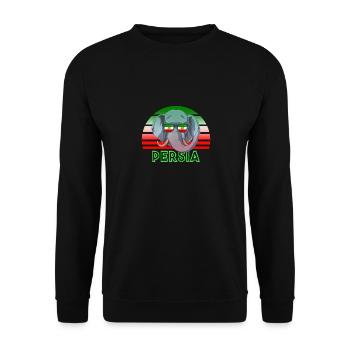 Persien - Unisex Pullover - Schwarz - Vorne - Alina (178cm) & Michal (187cm)