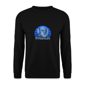 Somalia - Unisex Sweatshirt - black - Front - Alina (178cm) & Michal (187cm)