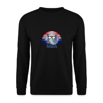Saba - Sweat-shirt Unisexe - noir - Devant - Alina (178cm) & Michal (187cm)