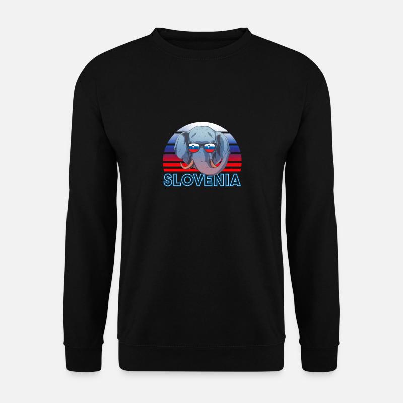 Slowenien - Unisex Pullover - Schwarz