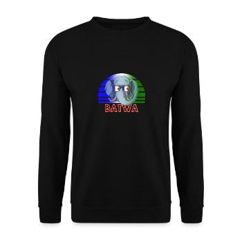 Batwa - Unisex Pullover - Schwarz - Vorne - Alina (178cm) & Michal (187cm)
