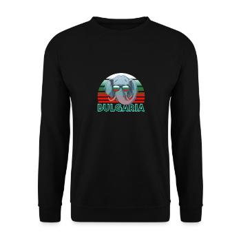 Bulgarie - Sweat-shirt Unisexe - noir - Devant - Alina (178cm) & Michal (187cm)