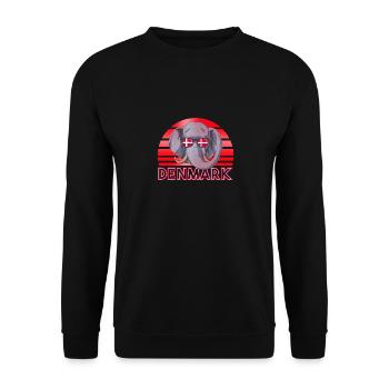 Dänemark - Unisex Pullover - Schwarz - Vorne - Alina (178cm) & Michal (187cm)