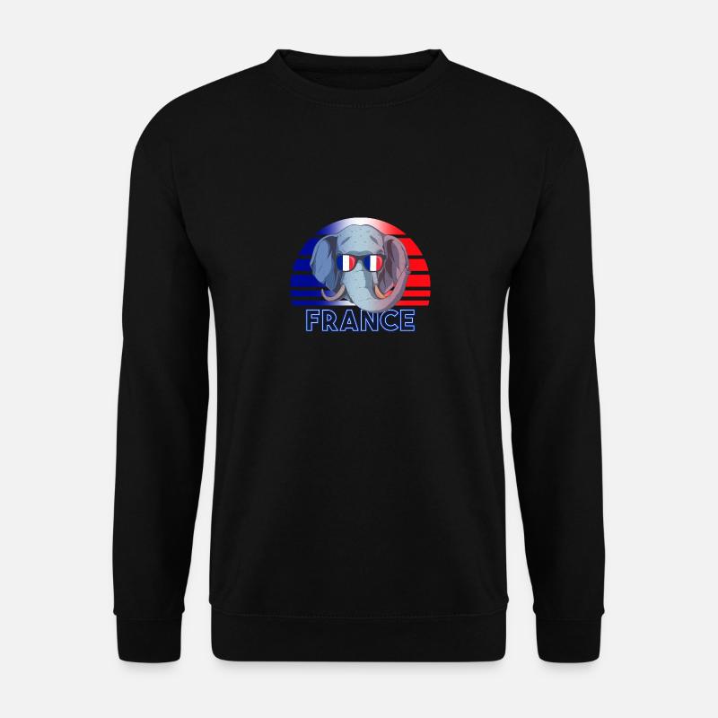 Frankreich - Unisex Pullover - Schwarz