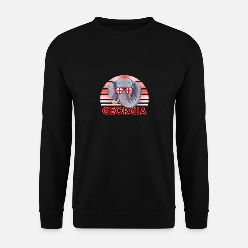 Georgien - Unisex Pullover - Schwarz