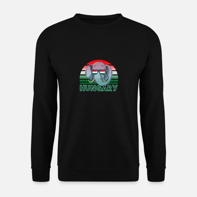 Ungarn - Unisex Pullover - Schwarz