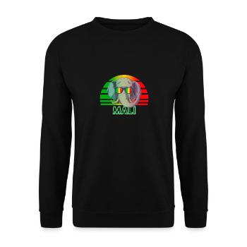 Mali - Sweat-shirt Unisexe - noir - Devant - Alina (178cm) & Michal (187cm)