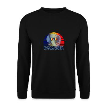 Rumänien - Unisex Pullover - Schwarz - Vorne - Alina (178cm) & Michal (187cm)
