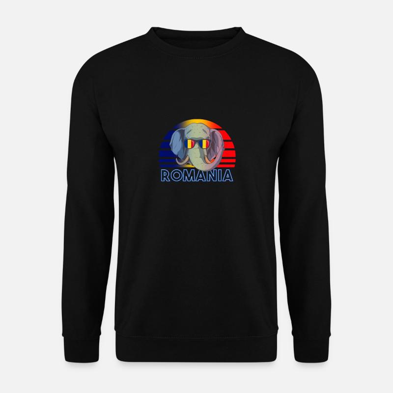 Rumänien - Unisex Pullover - Schwarz