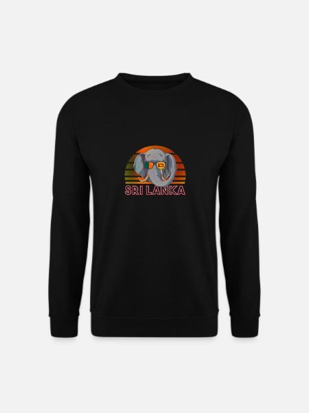 Sri Lanka - Unisex Pullover - Schwarz