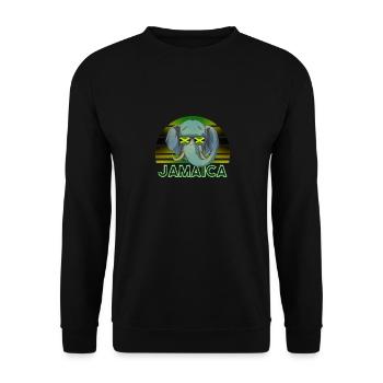 Jamaïque - Sweat-shirt Unisexe - noir - Devant - Alina (178cm) & Michal (187cm)