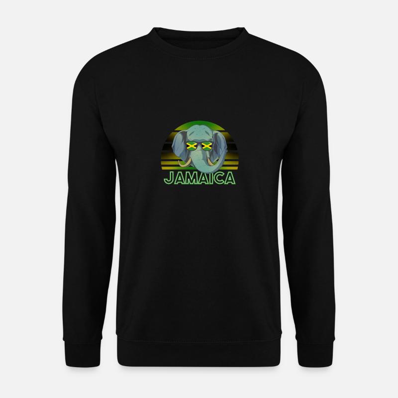 Jamaika - Unisex Pullover - Schwarz
