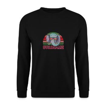 Suriname - Sweat-shirt Unisexe - noir - Devant - Alina (178cm) & Michal (187cm)
