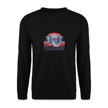 Thaïlande - Sweat-shirt Unisexe - noir - Devant - Alina (178cm) & Michal (187cm)
