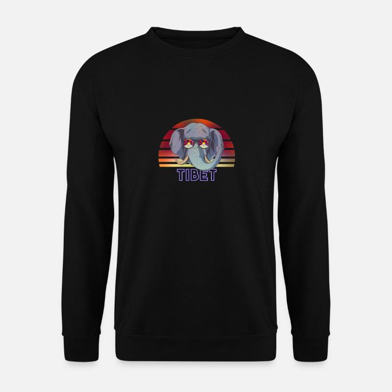 Tibet - Unisex Pullover - Schwarz