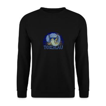 Tokelau - Unisex Sweatshirt - black - Front - Alina (178cm) & Michal (187cm)