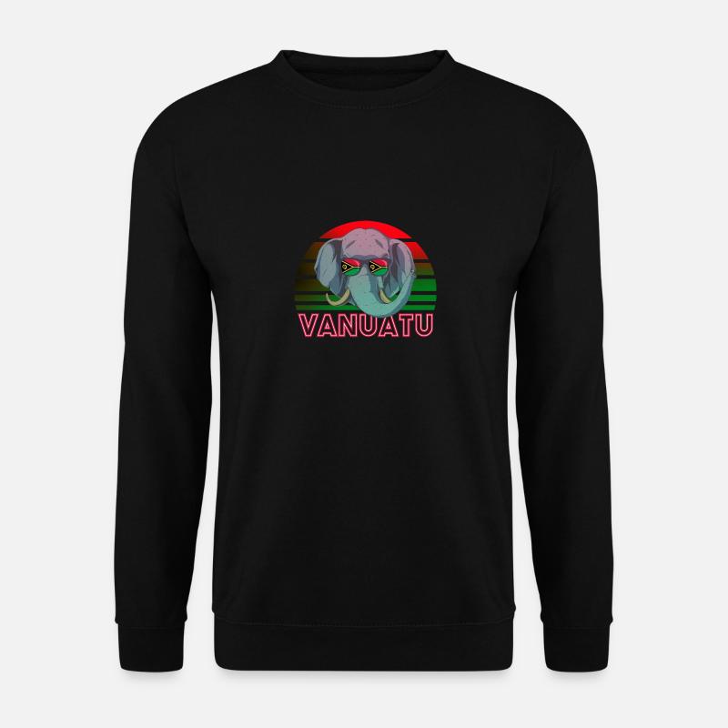 Vanuatu - Unisex Pullover - Schwarz