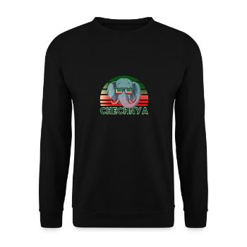 Tschetschenien - Unisex Pullover - Schwarz - Vorne - Alina (178cm) & Michal (187cm)