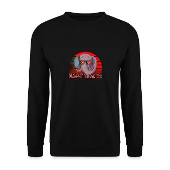 East Timor - Unisex Sweatshirt - black - Front - Alina (178cm) & Michal (187cm)