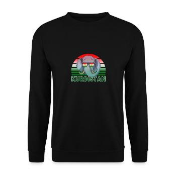 Kurdistan - Sweat-shirt Unisexe - noir - Devant - Alina (178cm) & Michal (187cm)
