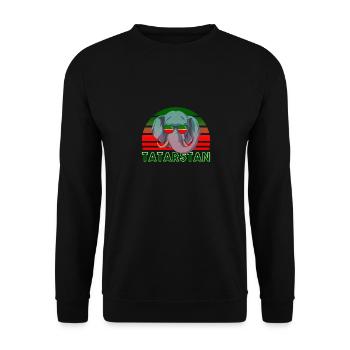 Tatarstan - Unisex Sweatshirt - black - Front - Alina (178cm) & Michal (187cm)