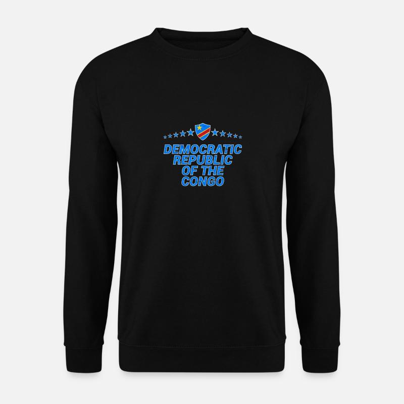 République démocratique du Congo - Sweat-shirt Unisexe - noir