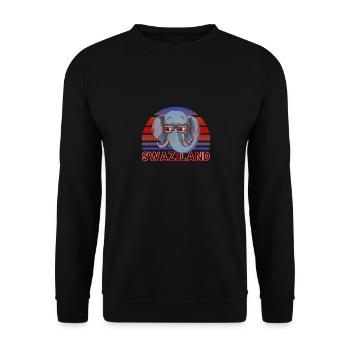 Swasiland - Unisex Pullover - Schwarz - Vorne - Alina (178cm) & Michal (187cm)