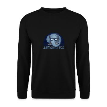 Antarctica - Unisex Sweatshirt - black - Front - Alina (178cm) & Michal (187cm)